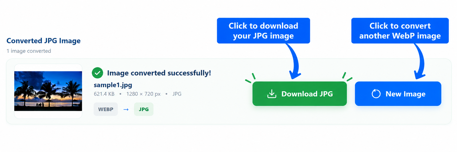 Download the converted JPG image