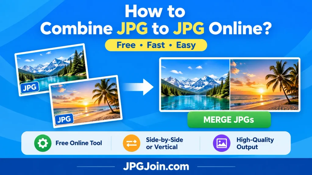 How to Combine JPG to JPG Online Free – Merge Multiple Images Side by Side (2026)